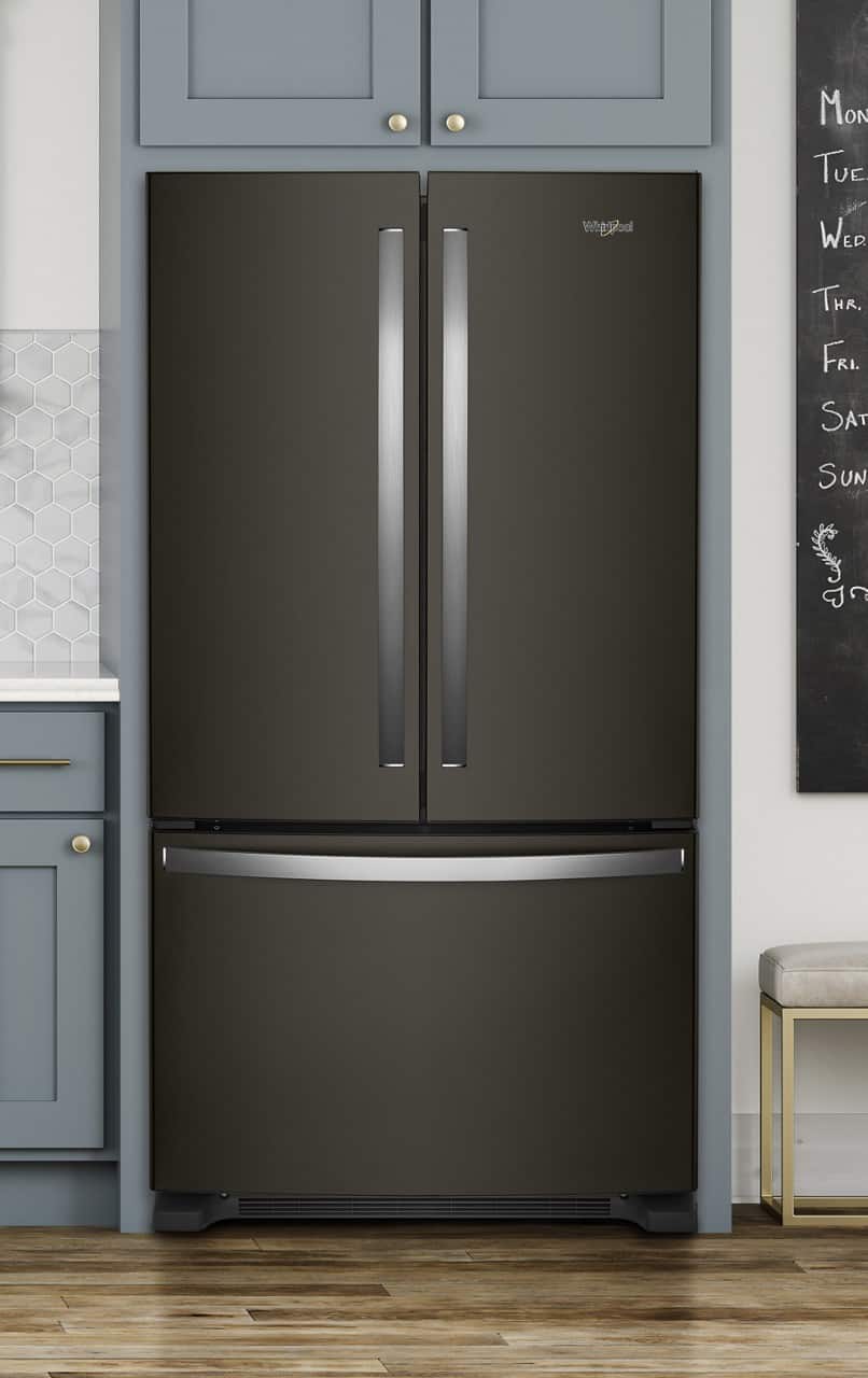Whirlpool WRFC2036RV 20 Cu. Ft 36" French Door Refrigerator, ENERGY STAR, Black - Image 7