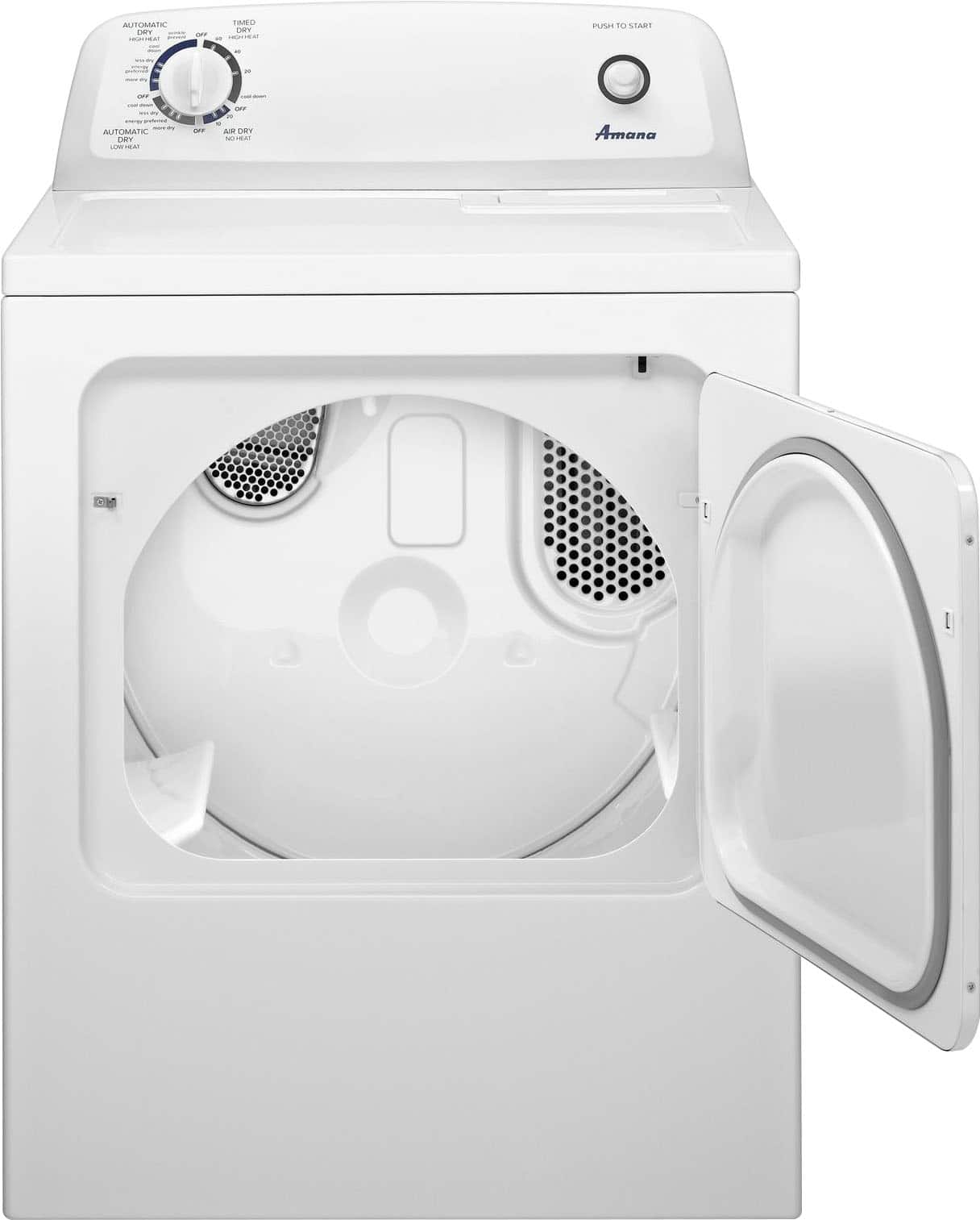Amana NED4655EW 6.5 Cu. Ft Electric Dryer ENERGY STAR White - Image 1