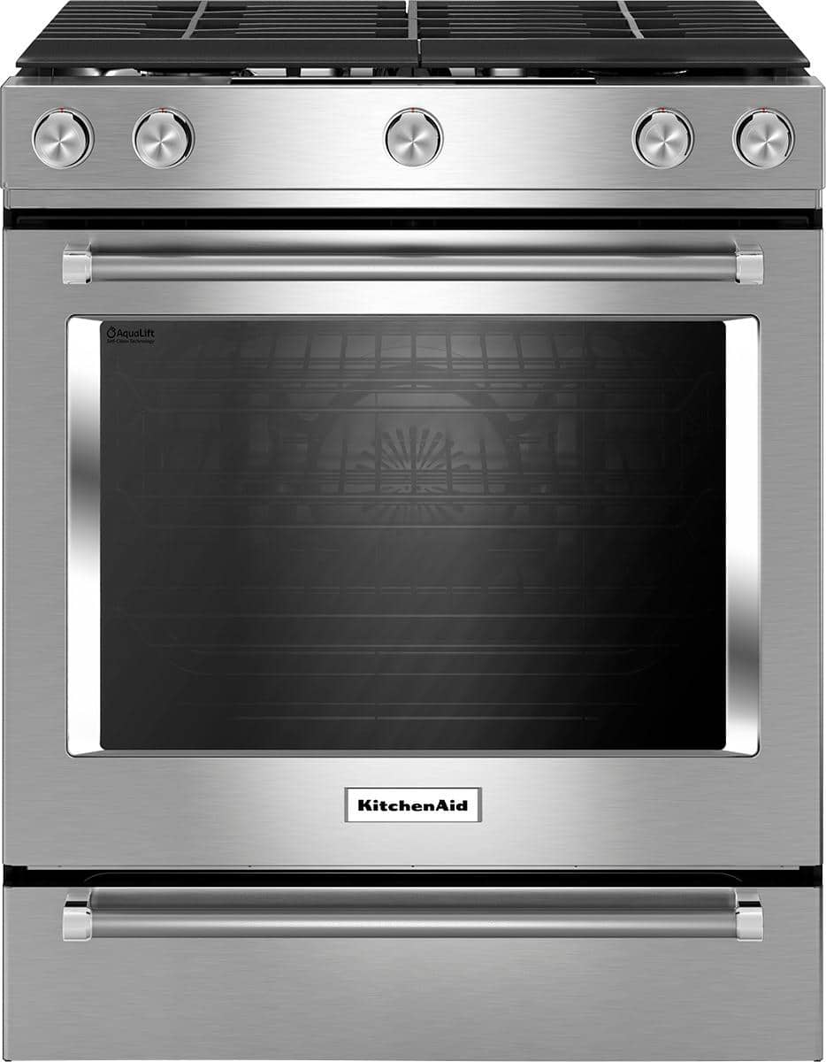 KitchenAid KSGG700ESS 5.8 Cu. Ft Range SlideIn Convection Stainless Steel - Image 1