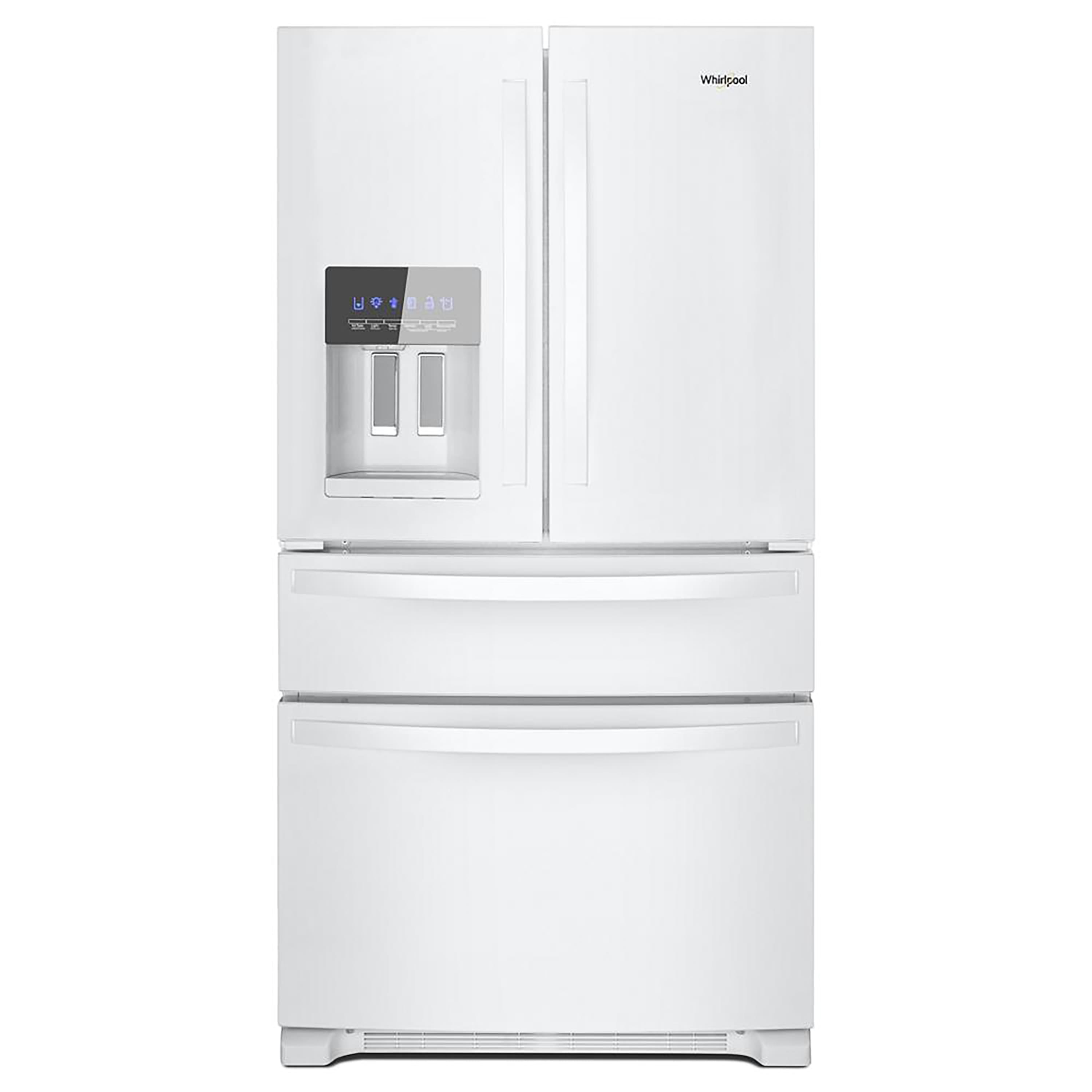 Whirlpool WRMF3636RW 24.5 Cu. Ft 36" French Door Refrigerator, White - Image 1