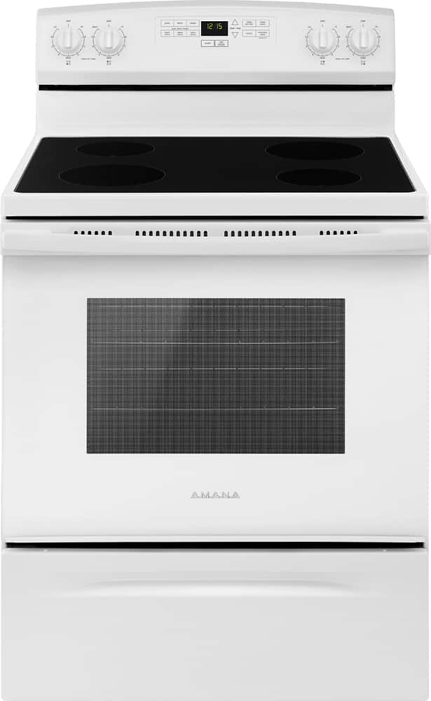 Amana AER6303MFW 4.8 Cu. Ft Range Freestanding ENERGY STAR White - Image 1
