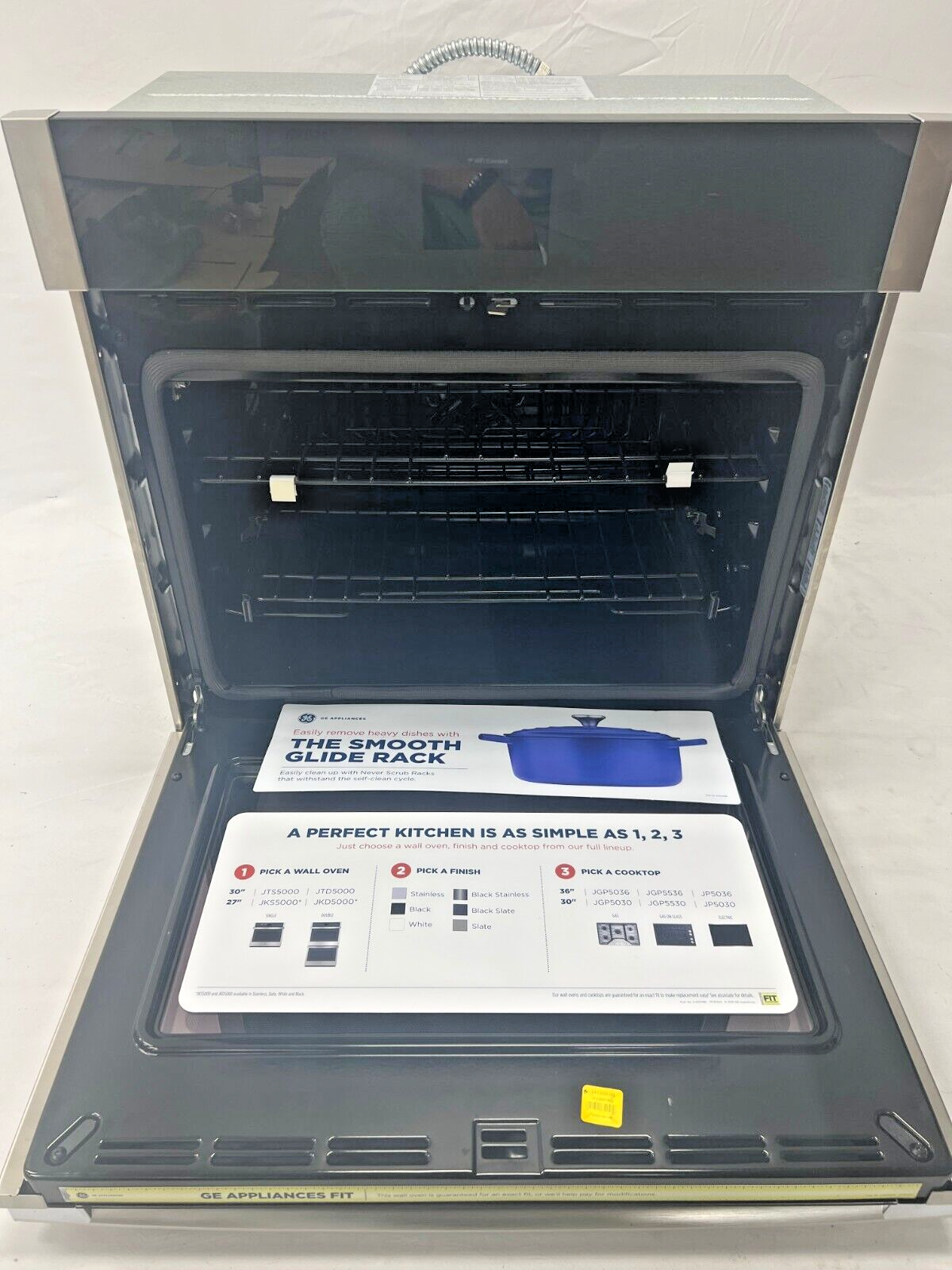 GE JTS5000SNSS 30" Smart Built-In Single Convection Wall Oven in Stainless Steel