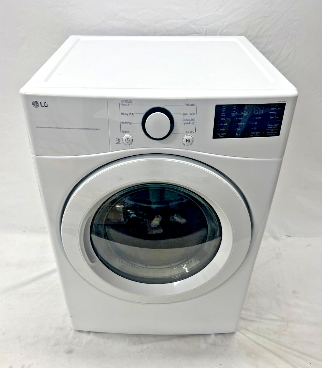 LG DLG3471W 7.4 Cu. Ft. Stackable Gas Dryer w/ Wrinkle Care - White