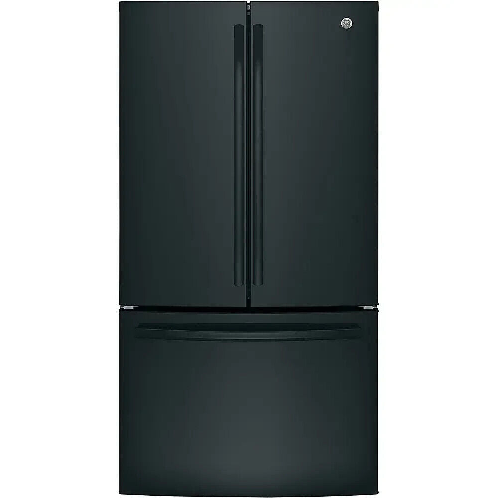 GE GNE27JGMBB 27.0 Cu. Ft. French-Door Refrigerator w/ Internal Water Dispenser