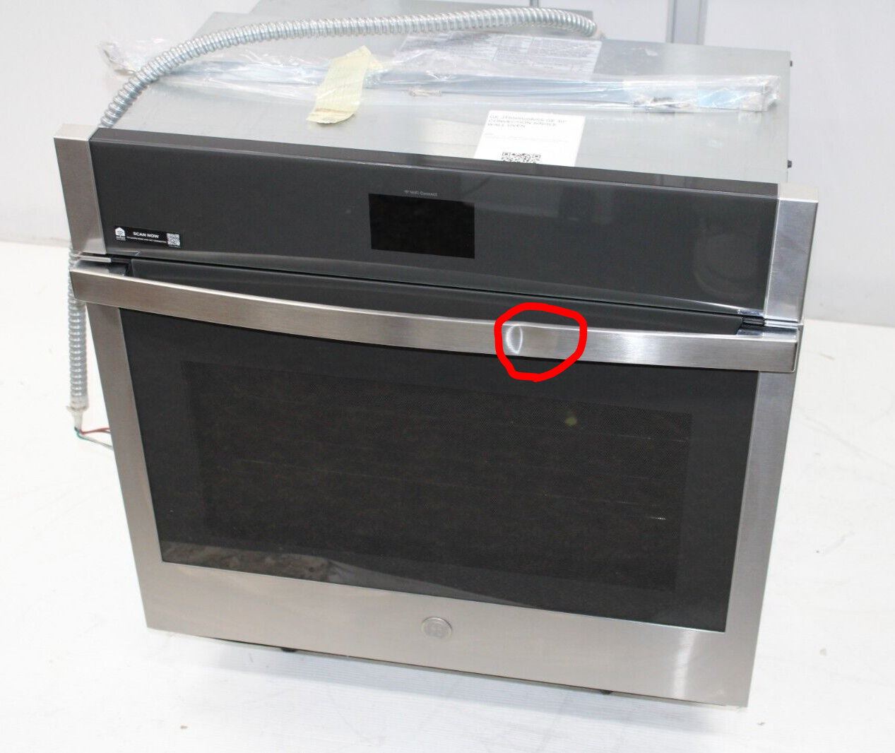 GE JTS5000SNSS 30" Built-In Single Electric Convection Wall Oven, SS