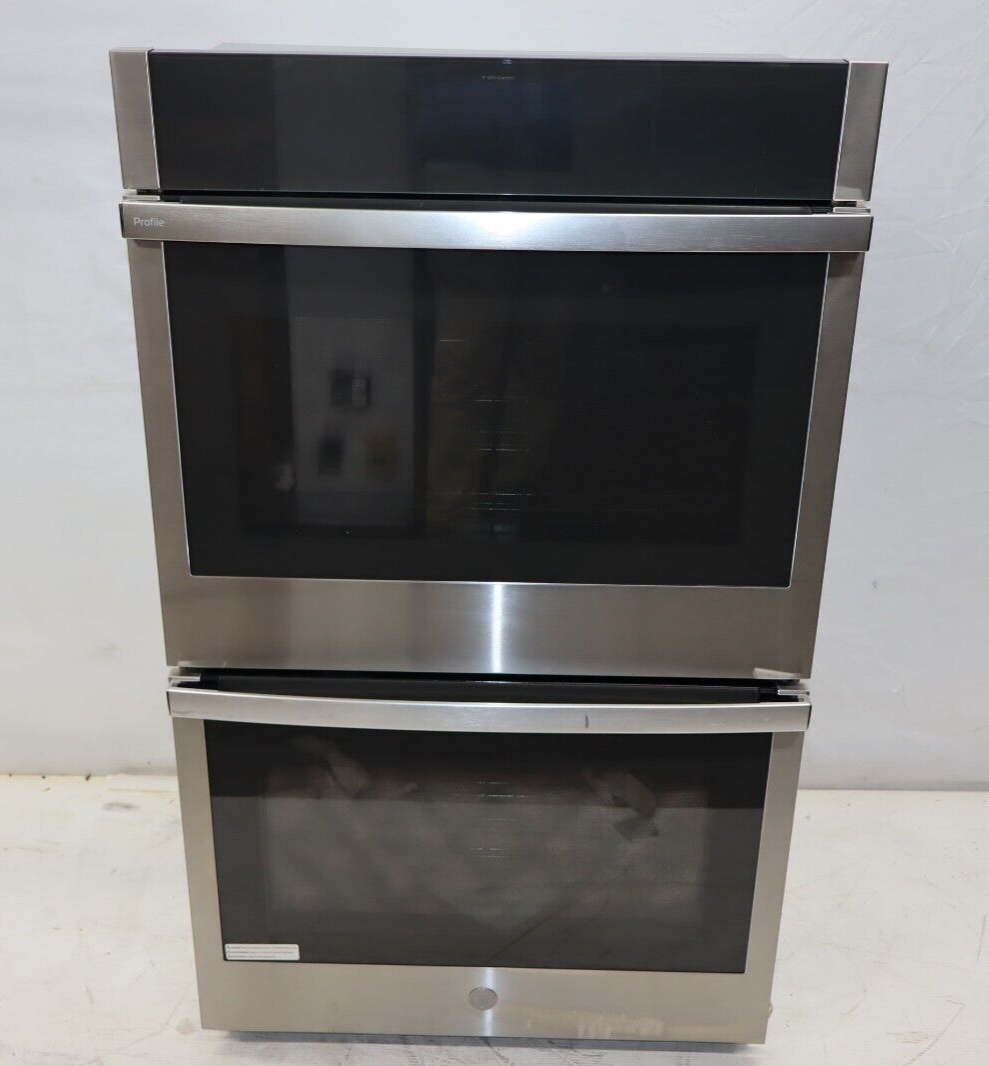 GE Profile 30" Smart Built-In Double Electric Convection Wall Oven, PTD7000SNSS