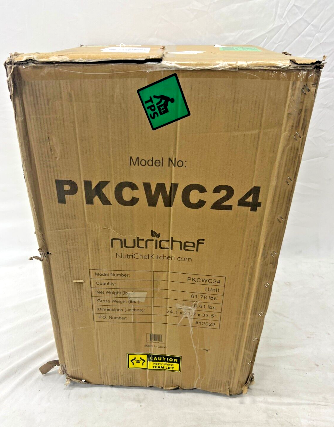 NutriChef PKCWC24 Dual Zone 24-Bottle Wine Cooler Refrigerator w/ French Doors