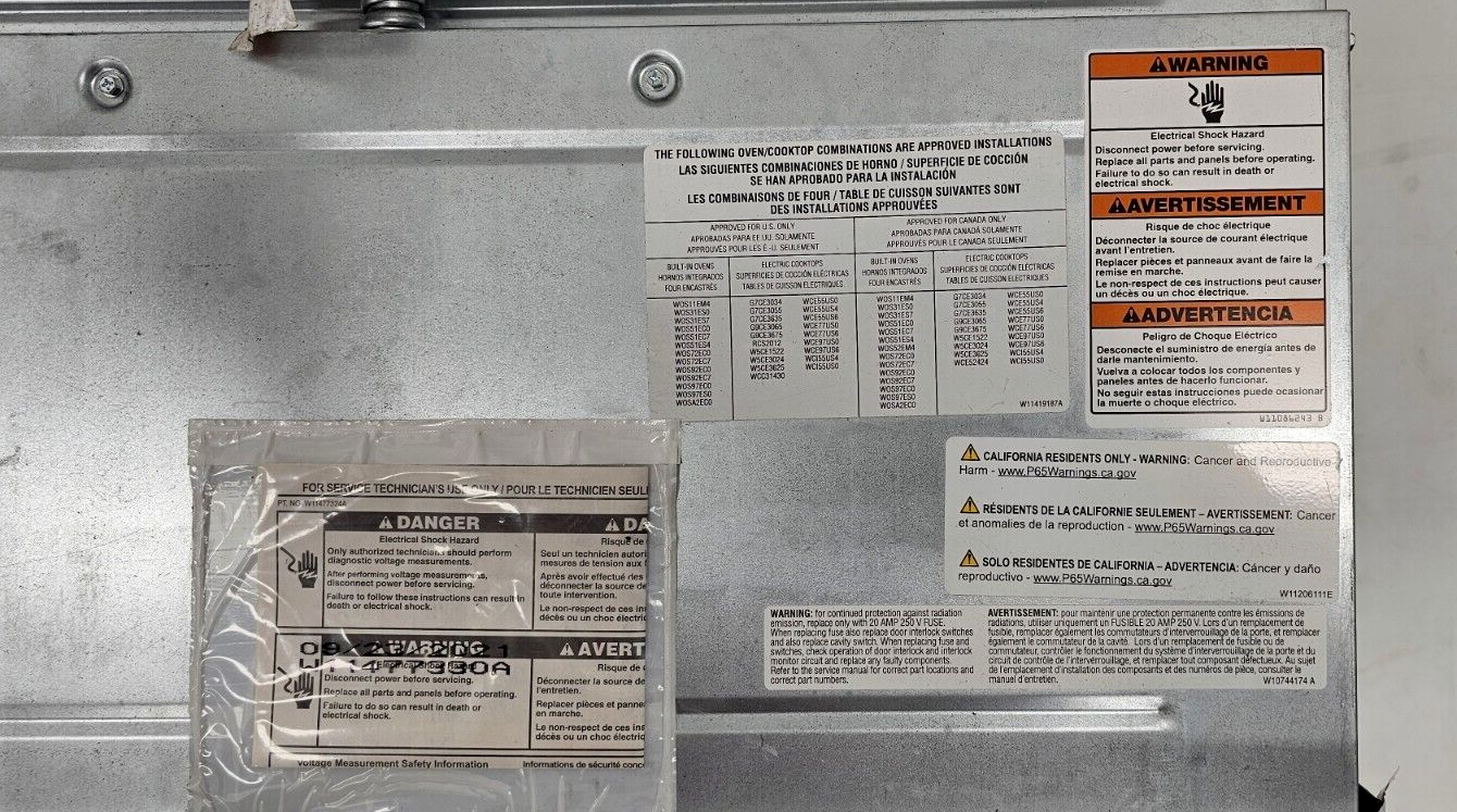 Whirlpool WOS72EC0HS 30" Built-In Single Electric Convection Wall Oven SS