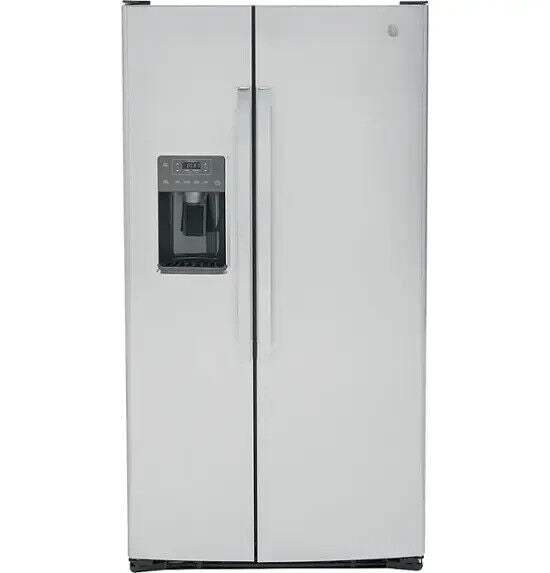GE GSE25GYPFS 25.3 Cu. Ft. Side-by-Side Refrigerator w/ Ice & Water Dispenser SS