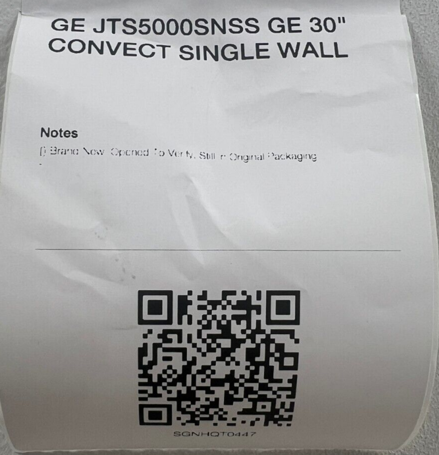 GE JTS5000SNSS 30" Smart Built-In Single Convection Wall Oven in Stainless Steel