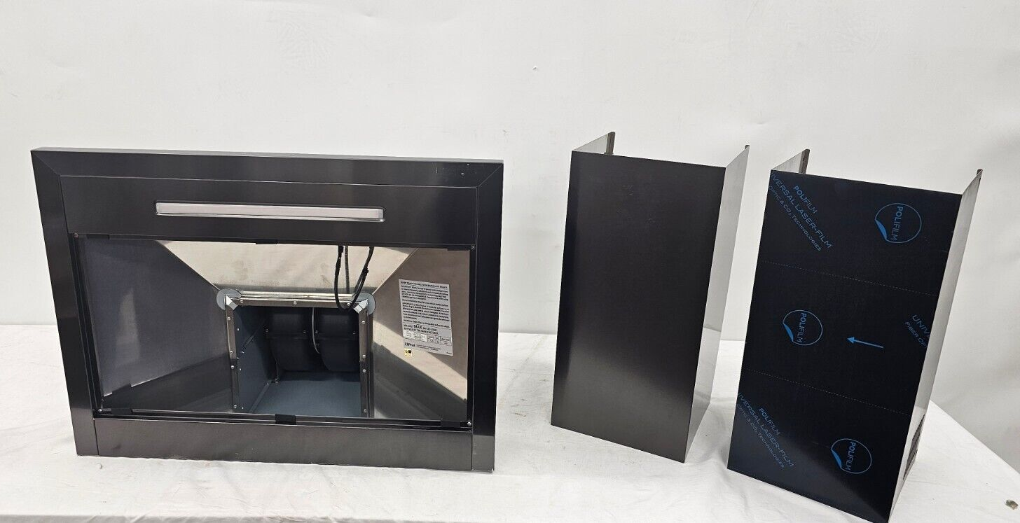 Zephyr Anzio 30" 600 CFM Wall Mount Range Hood w/ LED light Black SS ZAN-E30CBS
