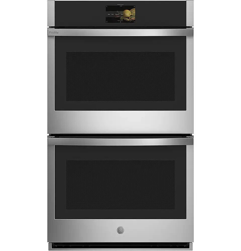 GE Profile 30" Smart Built-In Double Electric Convection Wall Oven, PTD7000SNSS