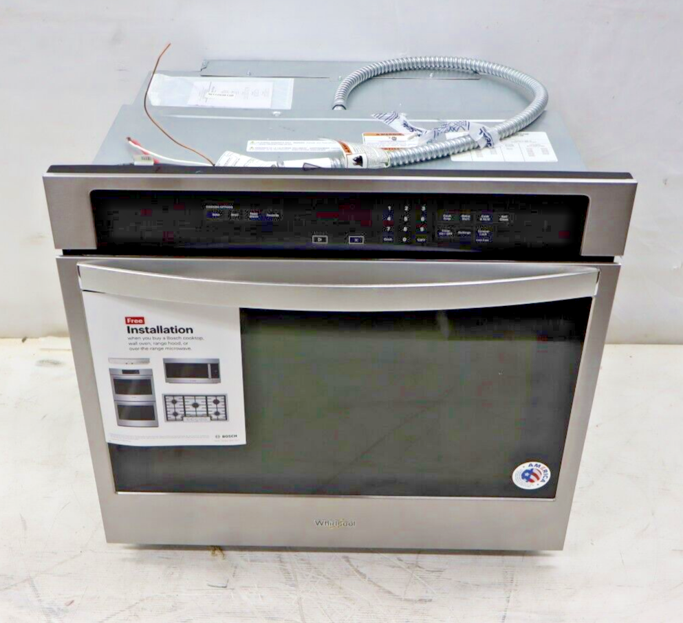 Whirlpool WOS31ES0JS 30" 5 CF Built-In Electric Single Wall Oven, SS