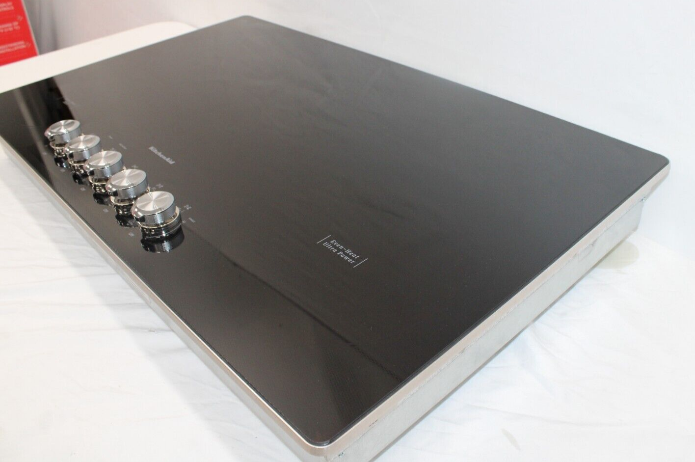 KitchenAid KCES556HSS 36" Built-In Electric 5-Burner Cooktop in Stainless Steel
