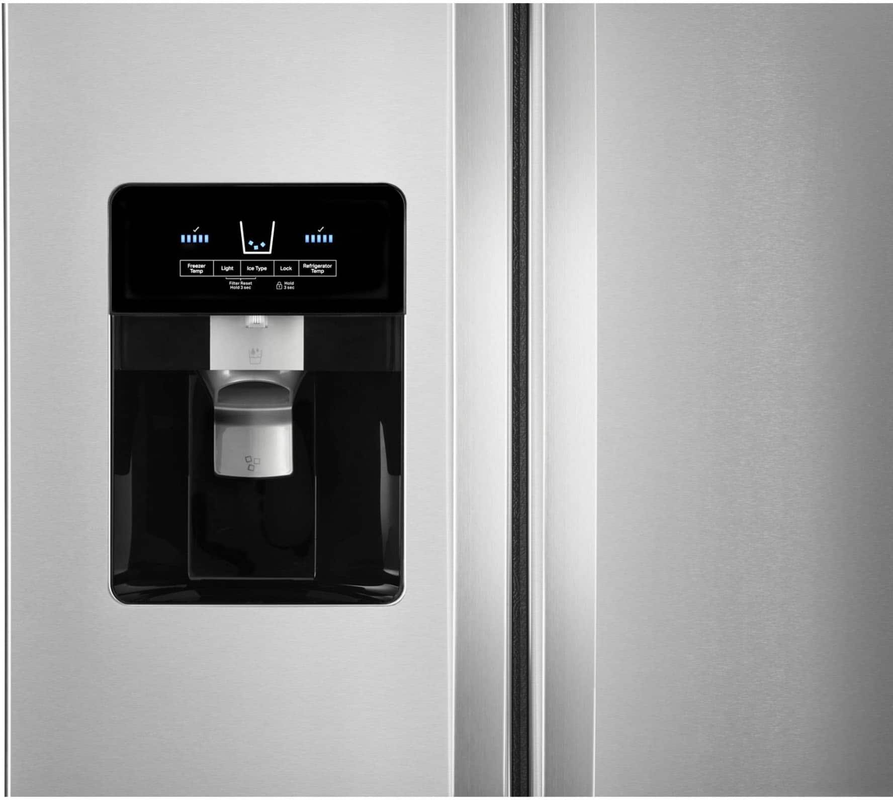 Whirlpool WRS325SDHZ 24.6 Cu. Ft 36" Side-by-Side Refrigerator, Stainless Steel - Image 4