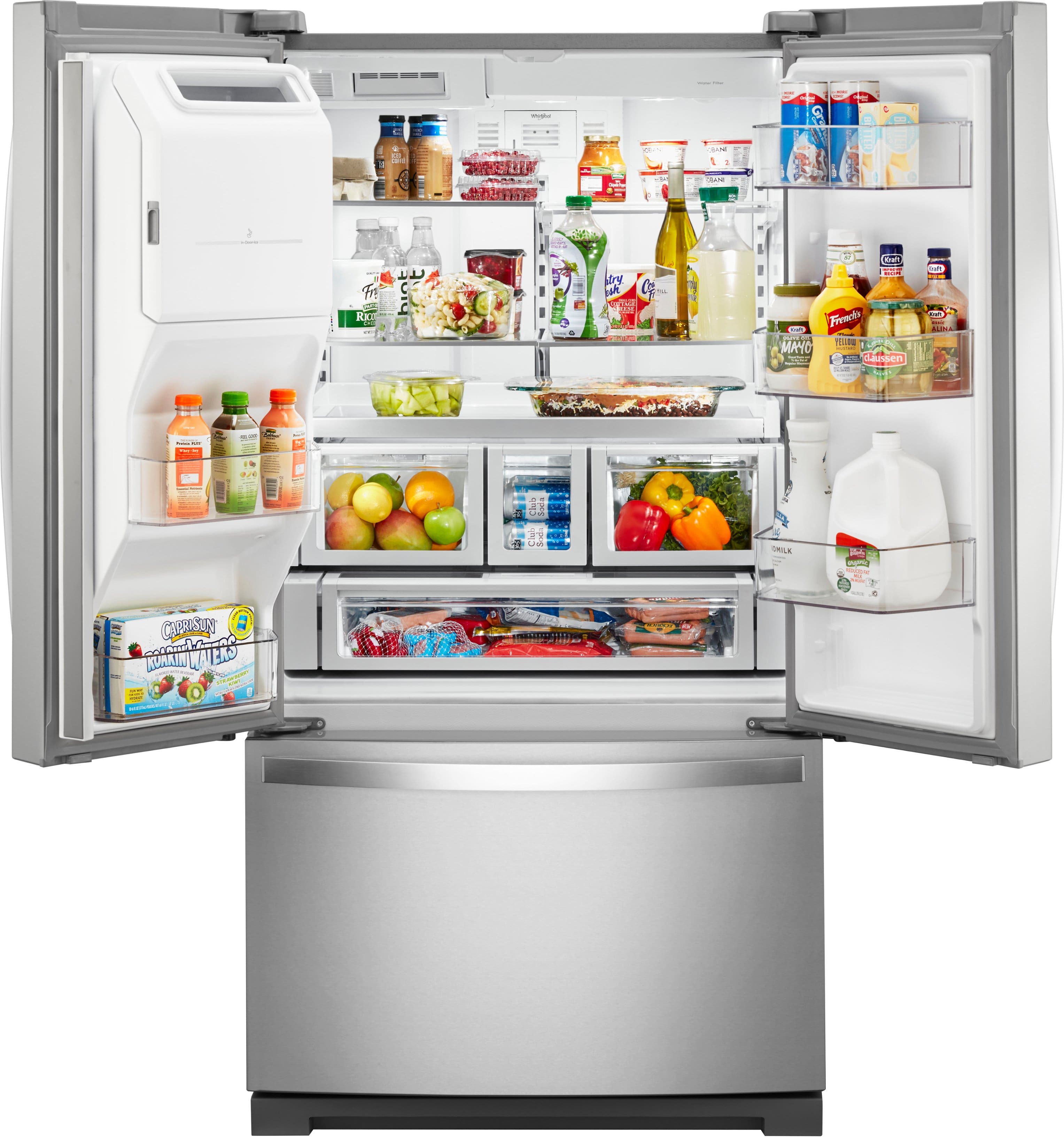 Whirlpool WRF757SDHZ 26.8 Cu. Ft 36" French Door Refrigerator, ENERGY STAR - Image 3