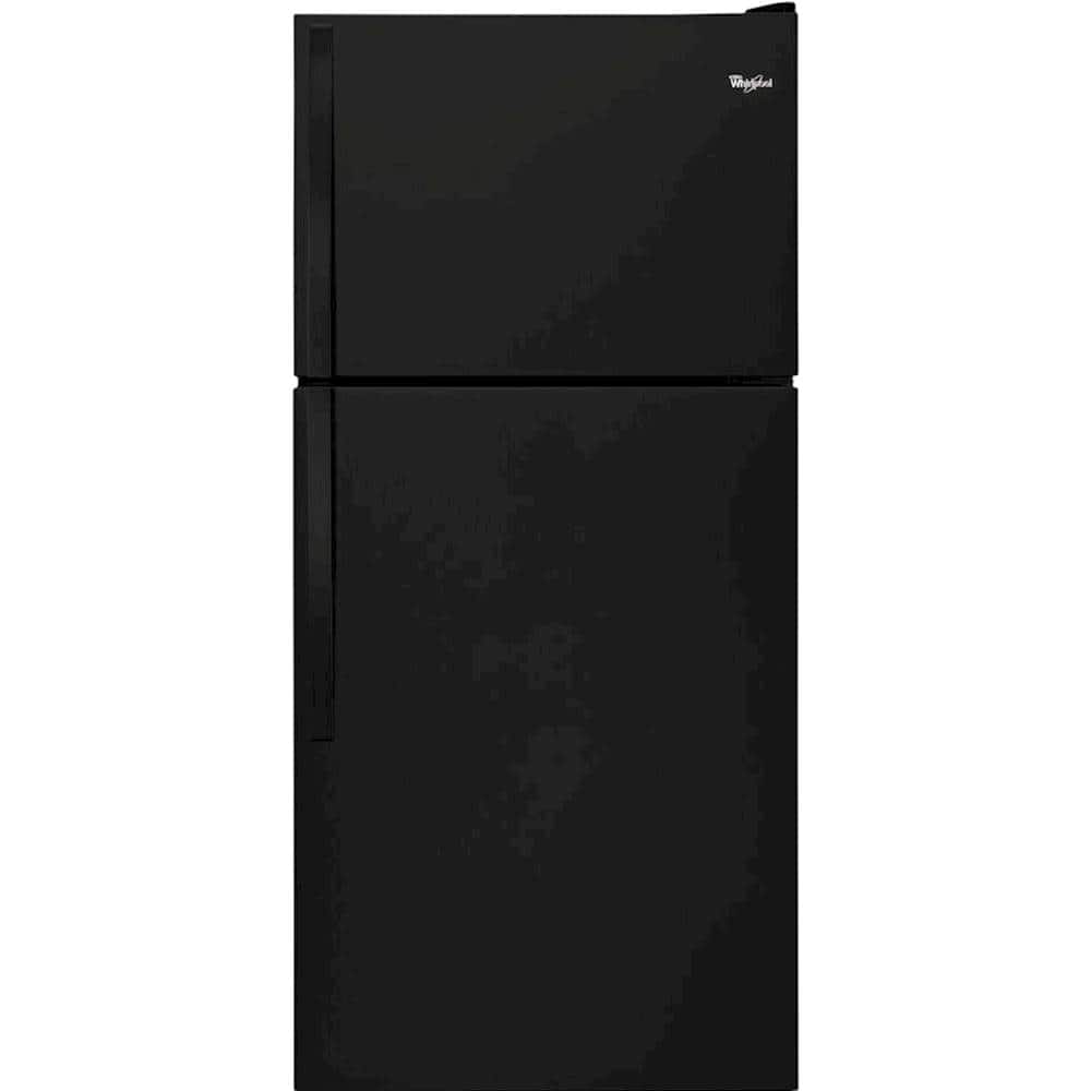 Whirlpool WRT318FMDB 18.2 Cu. Ft 30" Top-Freezer Refrigerator ENERGY STAR Black - Image 1