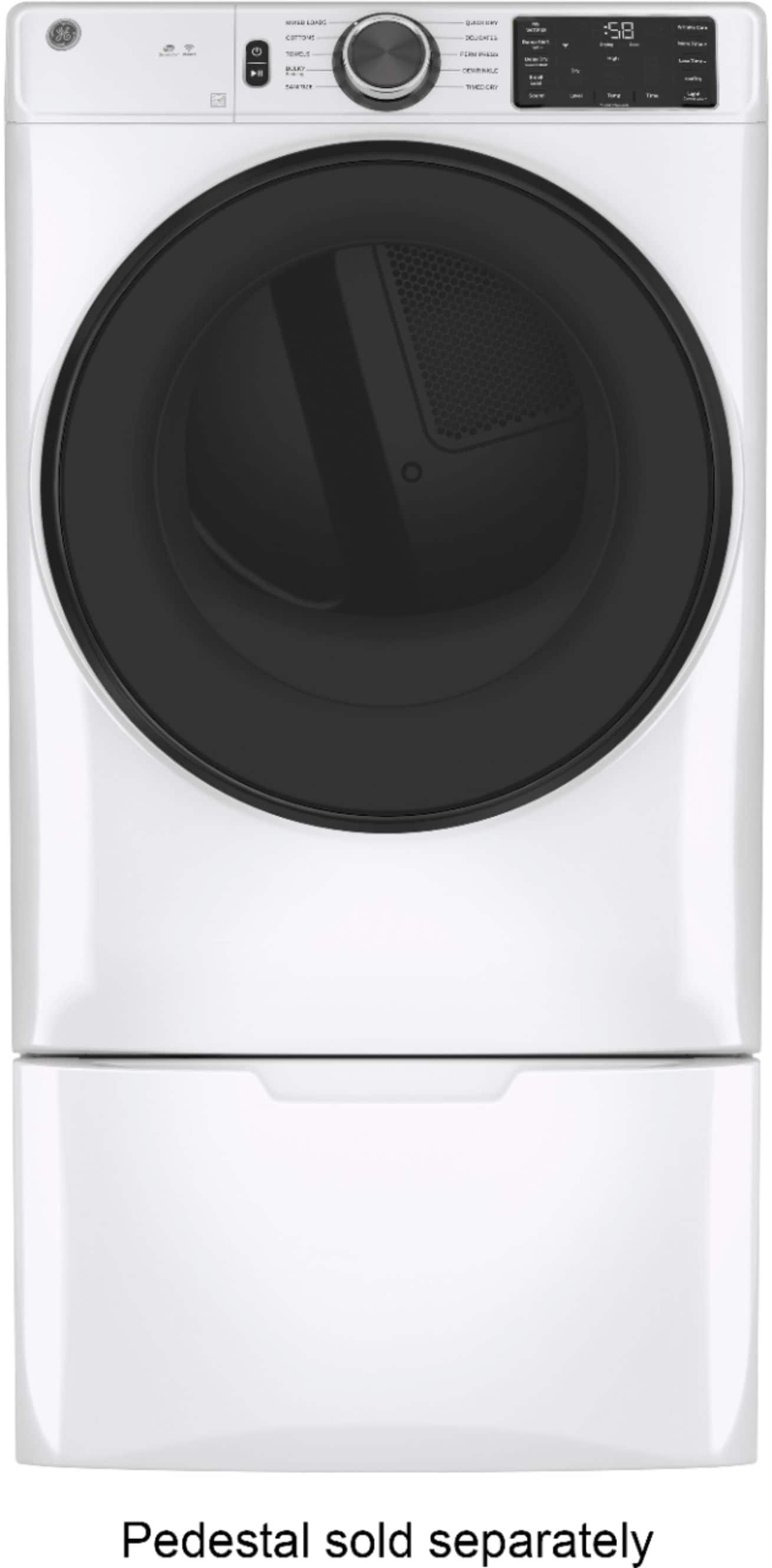 GE GFD55GSSNWW 7.8 Cu. Ft Dryer Smart ENERGY STAR White - Image 5