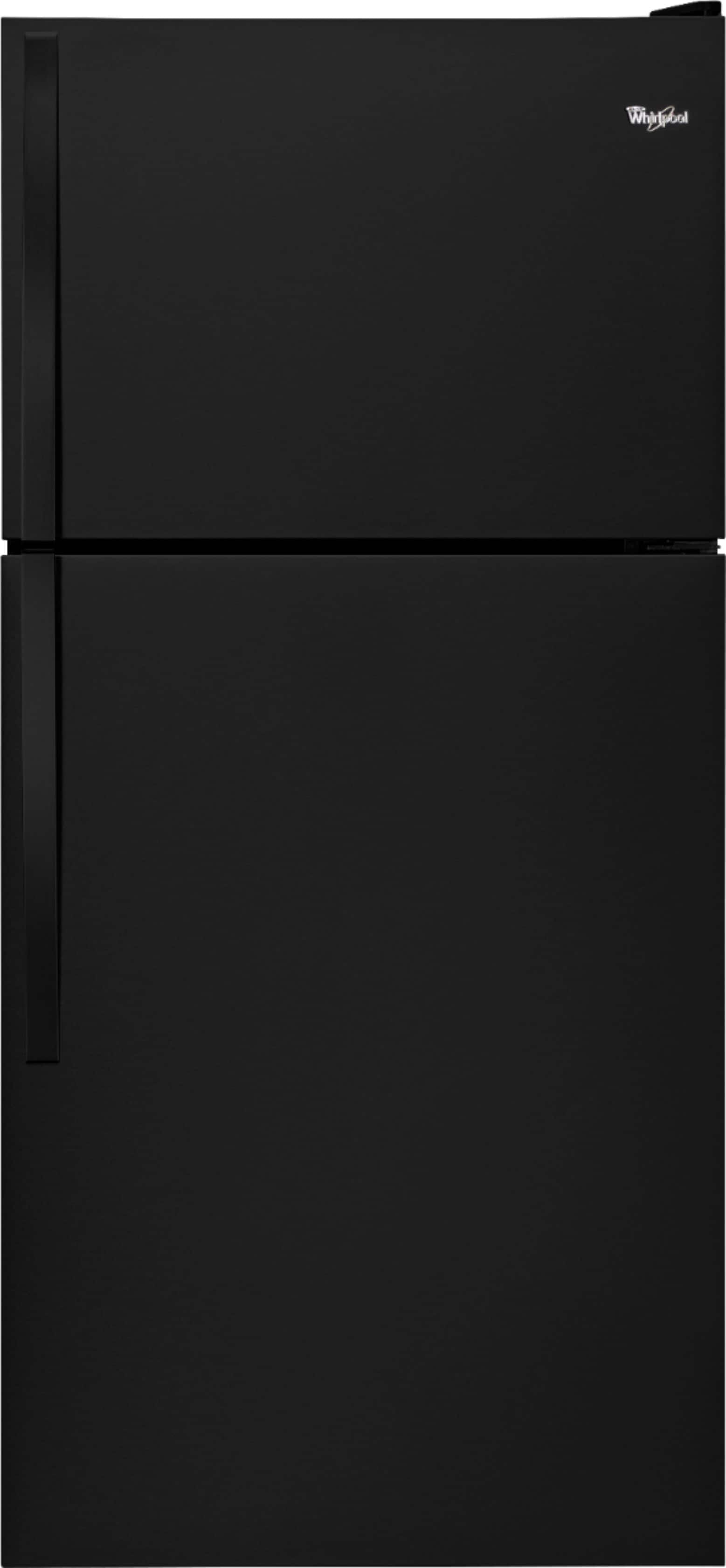 Whirlpool WRT148FZDB 18.3 Cu. Ft 30" Top-Freezer Refrigerator ENERGY STAR Black - Image 1