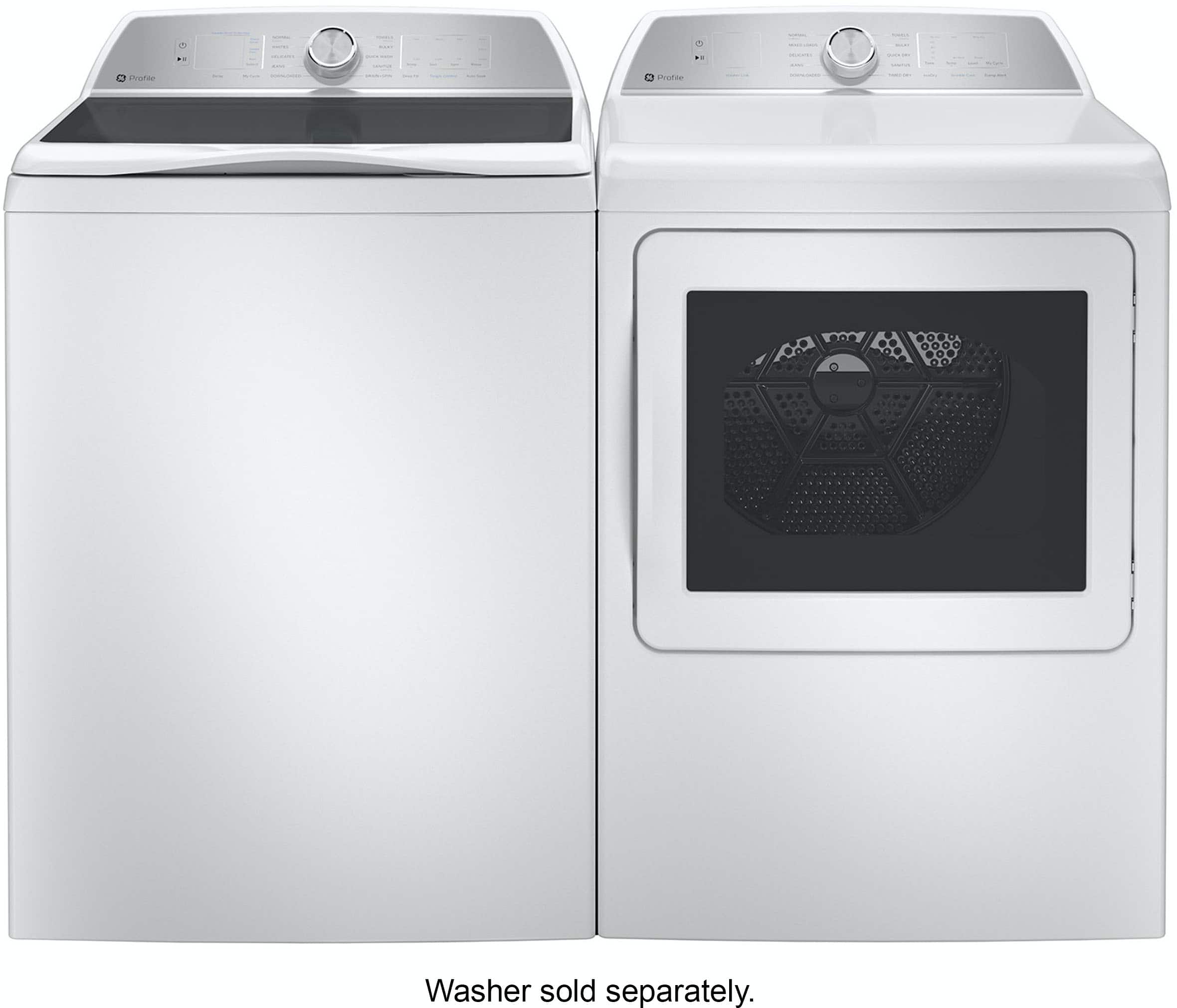 GE Profile PTD60GBSRWS 7.4 Cu. Ft Dryer Smart ENERGY STAR White - Image 5