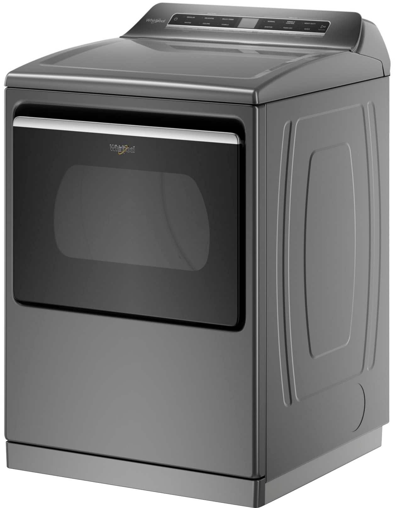 Whirlpool WED8127LC 7.4 Cu. Ft Dryer Smart Steam ENERGY STAR Chrome Shadow - Image 2
