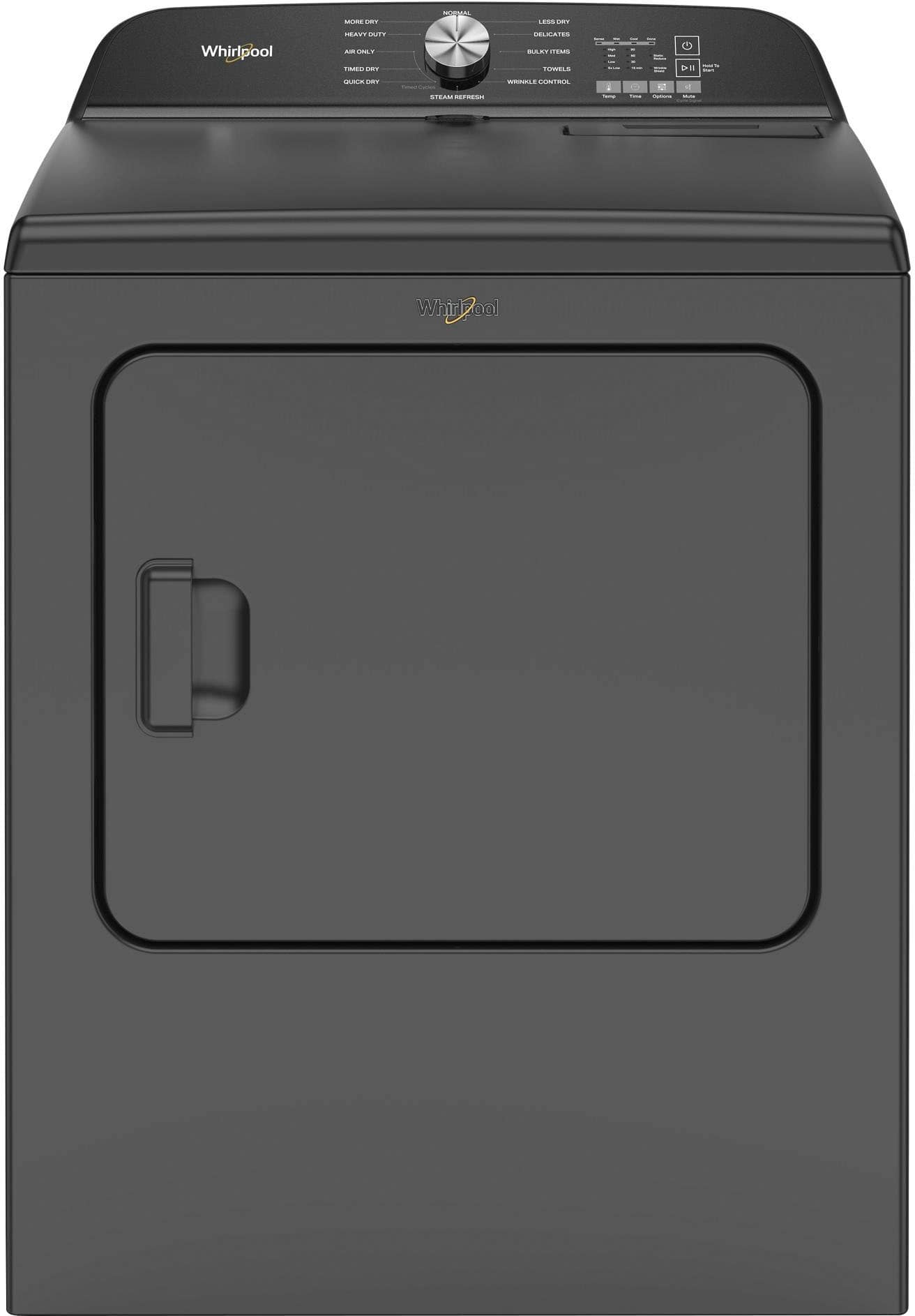 Whirlpool WED6150PB 7.0 Cu. Ft Dryer ENERGY STAR Volcano Black - Image 1
