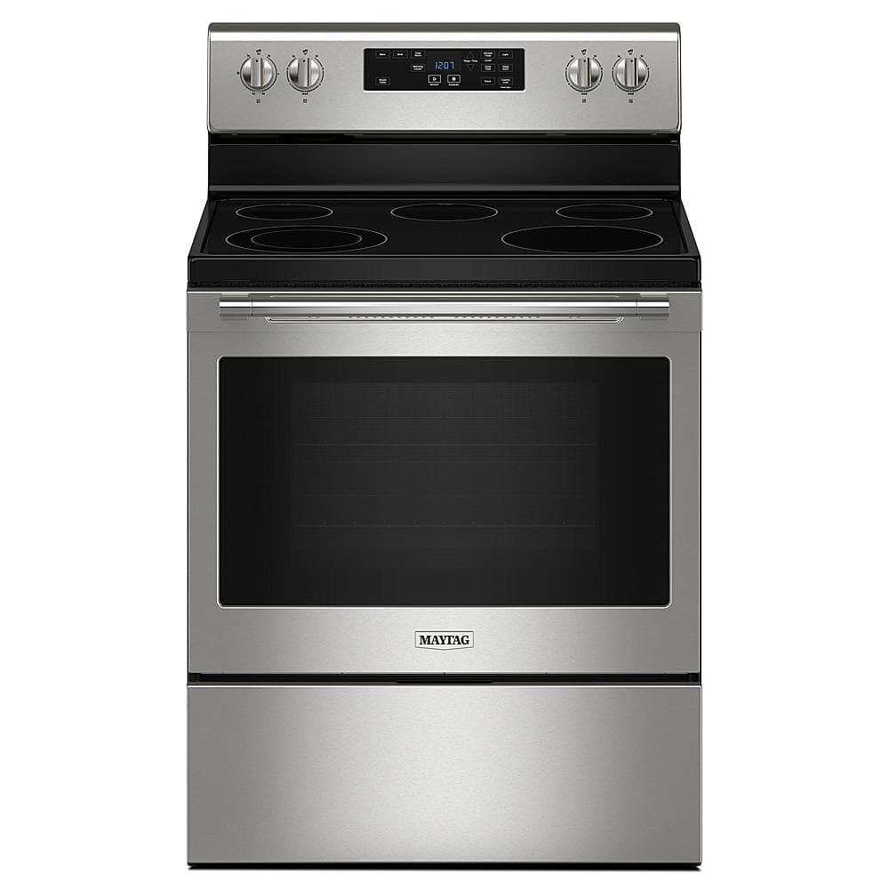 Maytag MER4800PZ 5.3 Cu. Ft Electric Range Freestanding Steam ENERGY STAR - Image 1