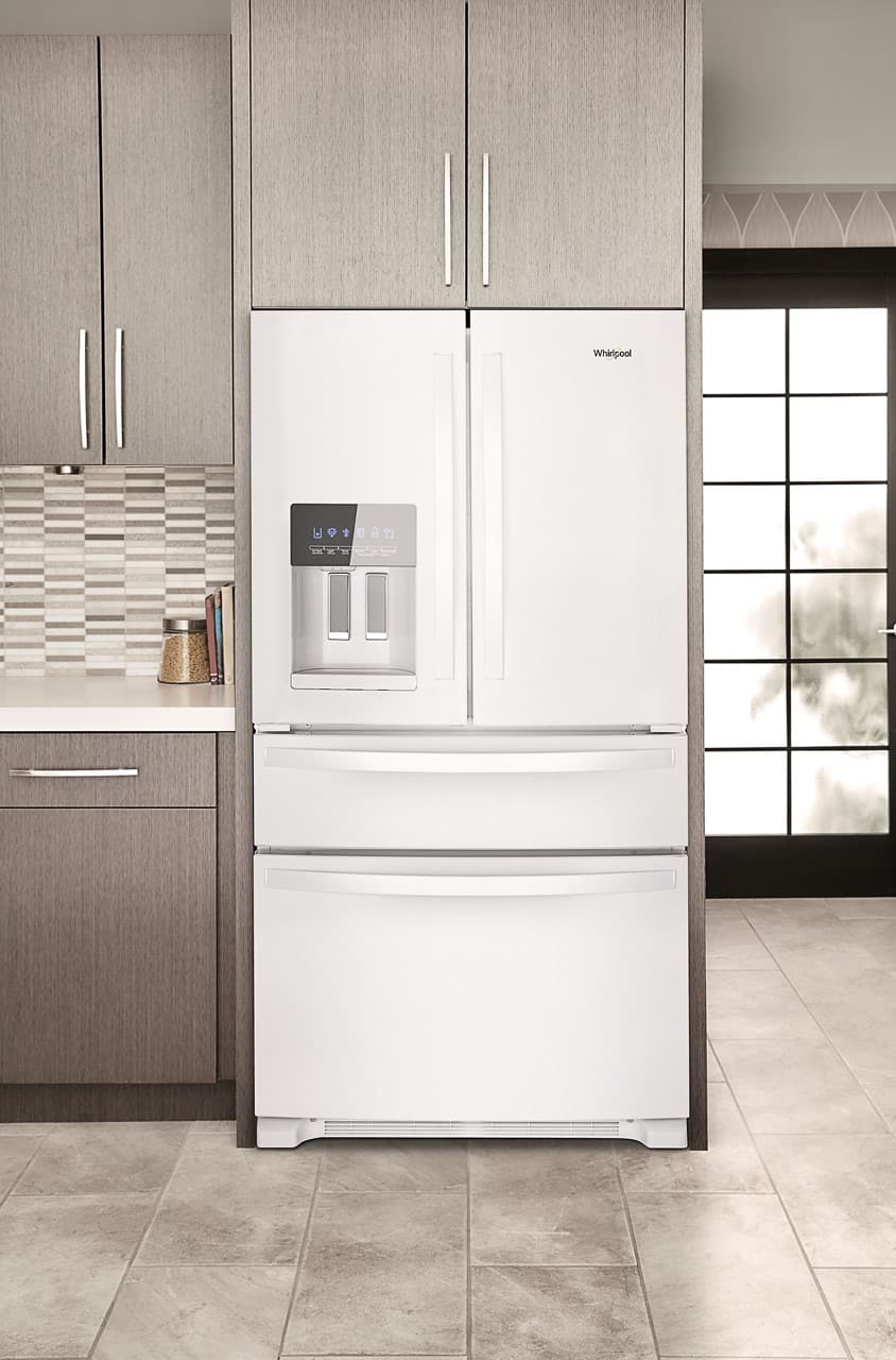 Whirlpool WRMF3636RW 24.5 Cu. Ft 36" French Door Refrigerator, White - Image 6
