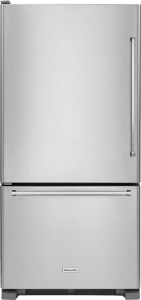 KitchenAid KRBL102ESS 22.1 Cu. Ft Freezer Refrigerator ENERGY STAR - Image 1
