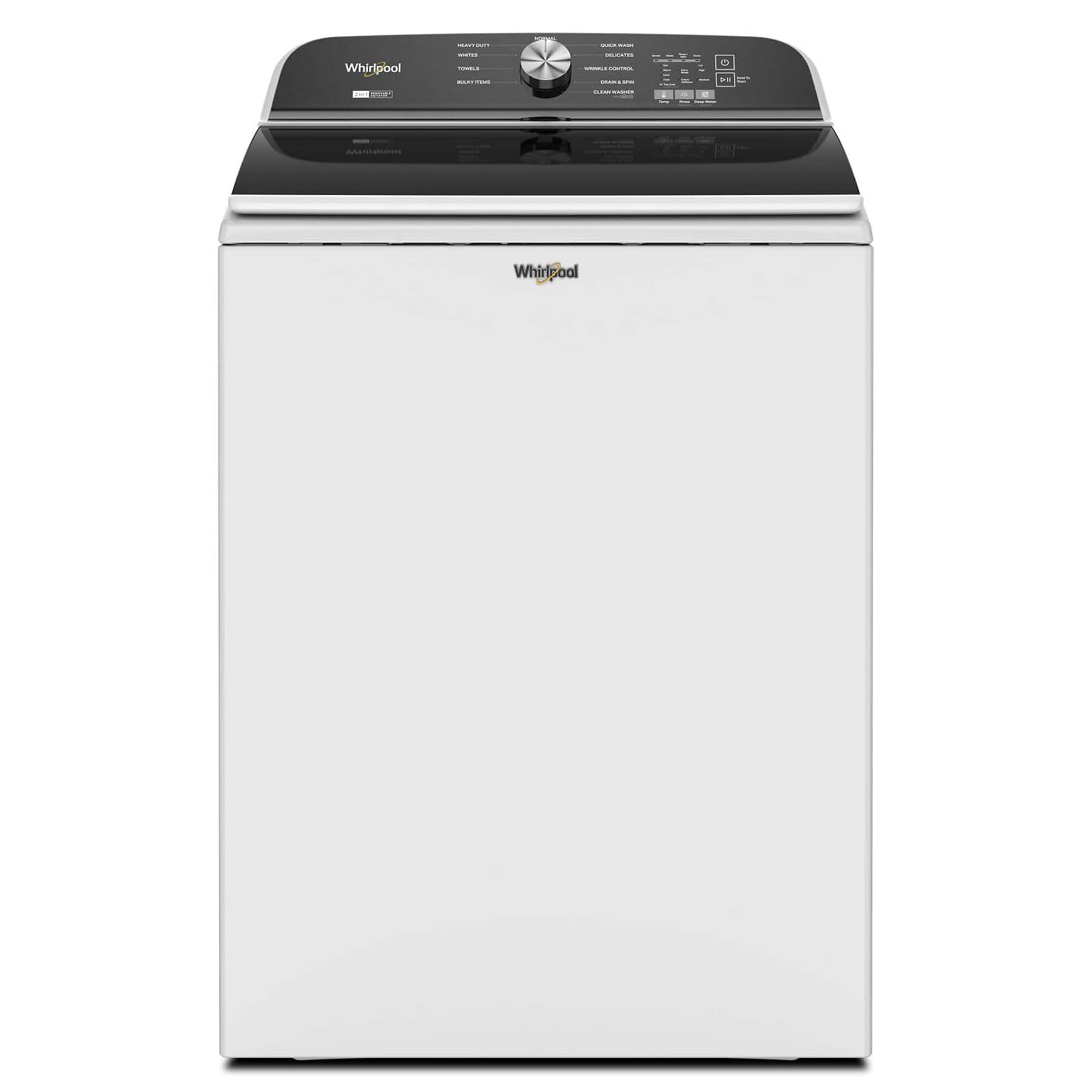 Whirlpool WTW6157PW 5.3 Cu. Ft Washer Top Load ENERGY STAR White - Image 1