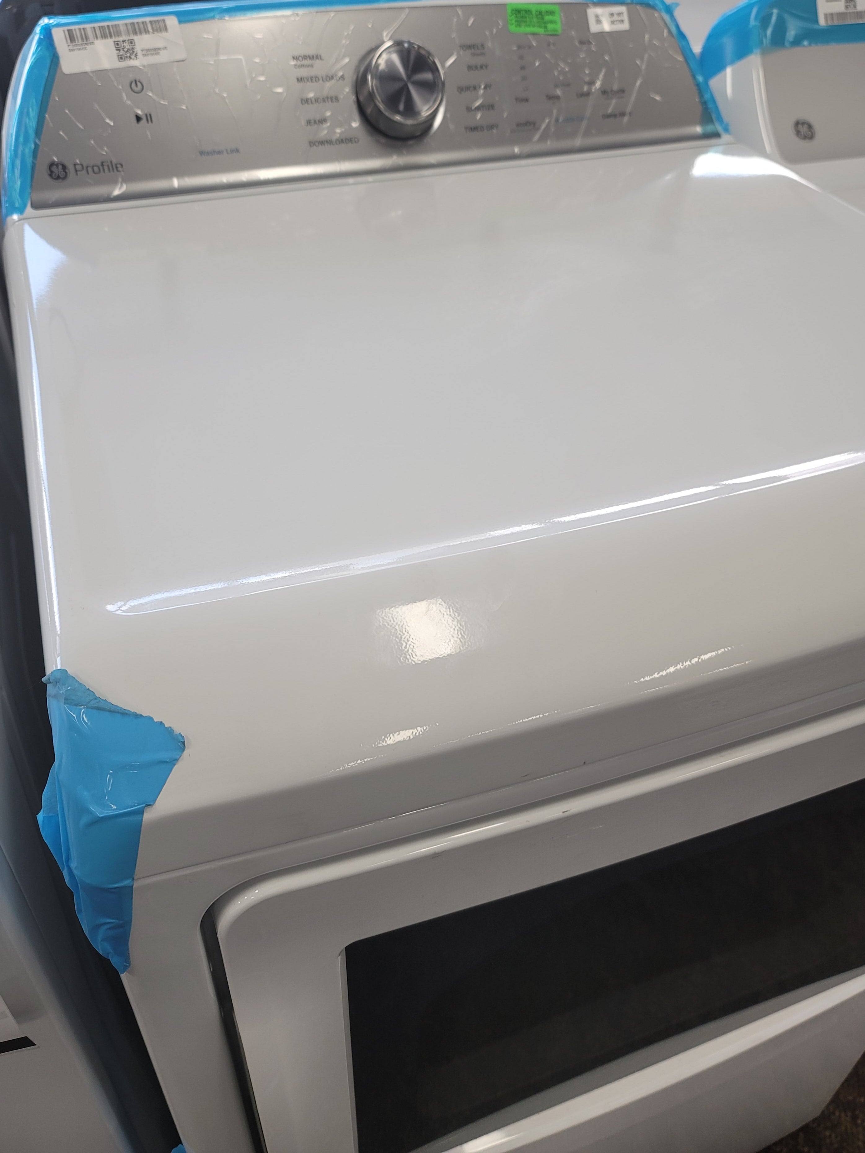 GE Profile PTD60GBSRWS 7.4 Cu. Ft Smart Gas Dryer, ENERGY STAR, White