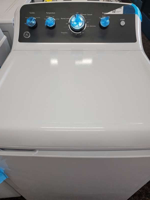 GE GTD48GASWWB 7.2 Cu. Ft Dryer ENERGY STAR White with Matte Black - Assessment Photo 10