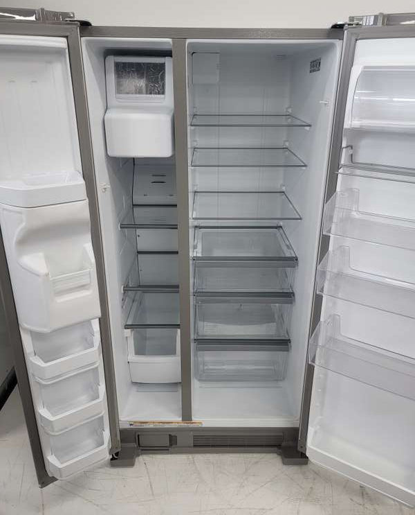 Whirlpool WRS321SDHZ 21.4 Cu. Ft 33" Side-by-Side Refrigerator, Stainless Steel - Assessment Photo 10
