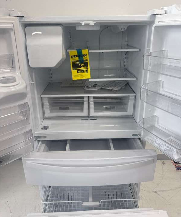 Whirlpool WRMF3636RW 24.5 Cu. Ft 36" French Door Refrigerator, White - Assessment Photo 11