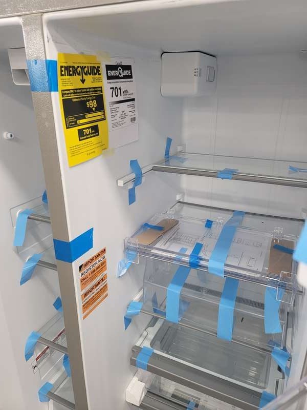 Whirlpool WRS555SIHZ 24.5 Cu. Ft 36" Side-By-Side Refrigerator, Stainless Steel - Assessment Photo 11