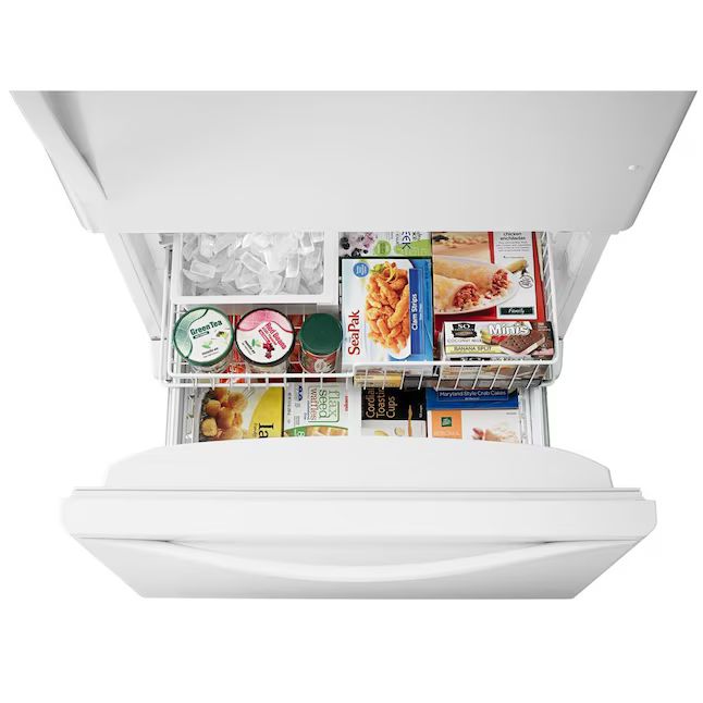 Whirlpool WRB329DMBW 18.7 Cu. Ft. 30" Bottom-Freezer Refrigerator, White - Assessment Photo 3