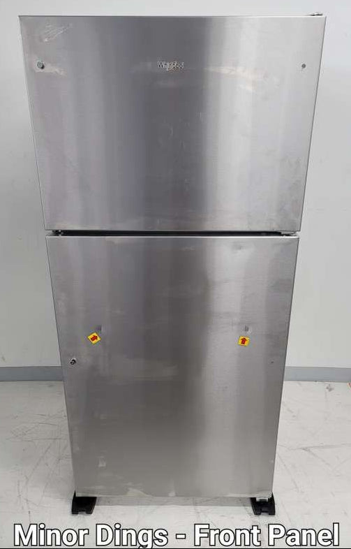 Whirlpool WRT318FMDM 18 Cu. Ft. 30" Top-Freezer Refrigerator, Stainless Steel - Assessment Photo 5