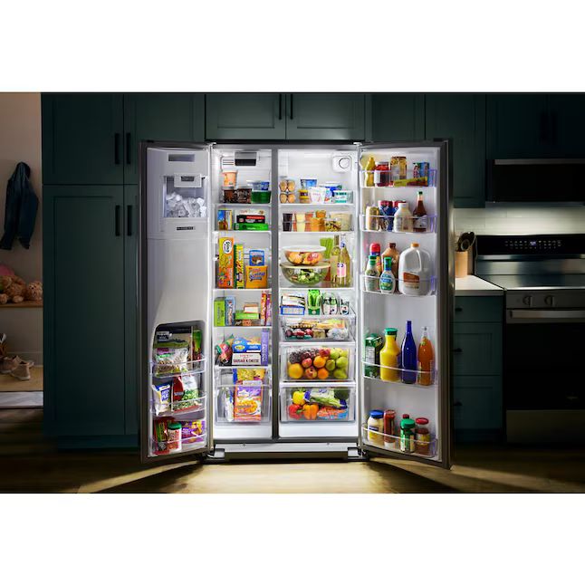 Whirlpool WRSF5836RZ 28.7 Cu. Ft. 36" Side-by-Side Refrigerator, Stainless Steel - Assessment Photo 5
