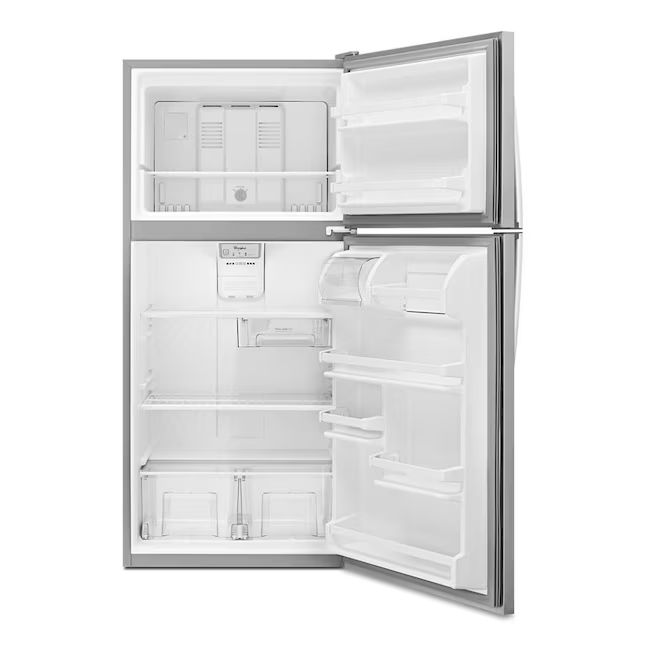 Whirlpool WRT108FFDM 18.2 Cu. Ft. 30" Top-Freezer Refrigerator, Stainless Steel - Assessment Photo 5