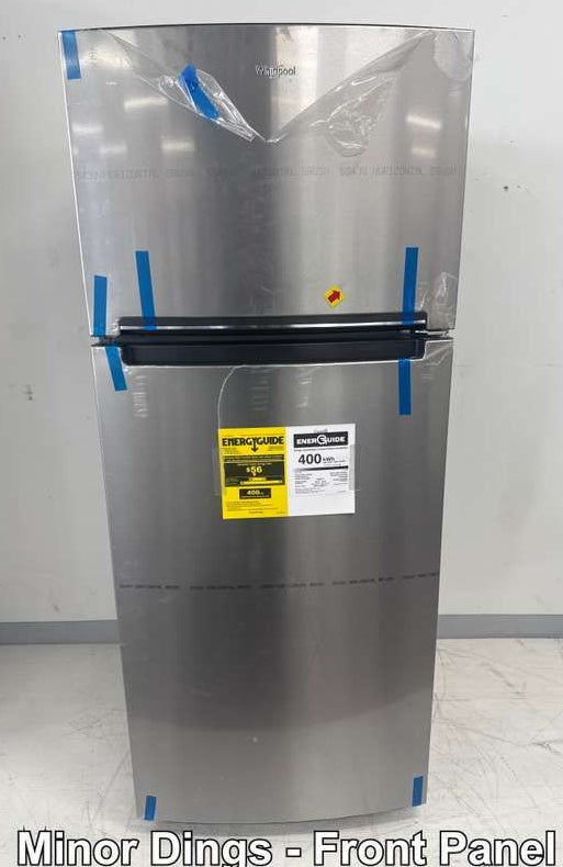 Whirlpool WRT518SZFM 17.7 Cu. Ft 28" Top-Freezer Refrigerator, Stainless Steel - Assessment Photo 8