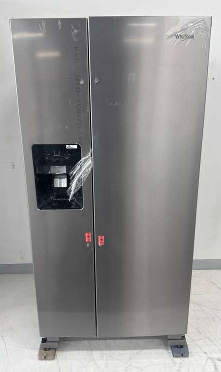 Whirlpool WRS321SDHZ 21.4 Cu. Ft 33" Side-by-Side Refrigerator, Stainless Steel - Assessment Photo 8