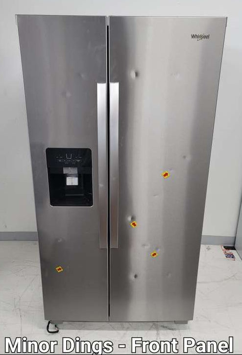 Whirlpool WRS555SIHZ 24.5 Cu. Ft 36" Side-By-Side Refrigerator, Stainless Steel - Assessment Photo 9