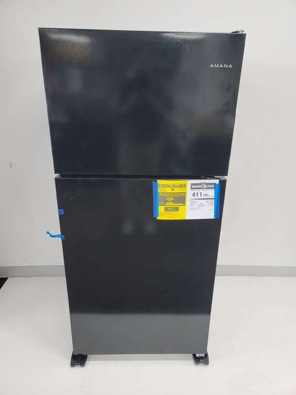 Amana ART318FFDB 18 Cu. Ft. 30" Top-Freezer Refrigerator Freezer Black - Assessment Photo 9
