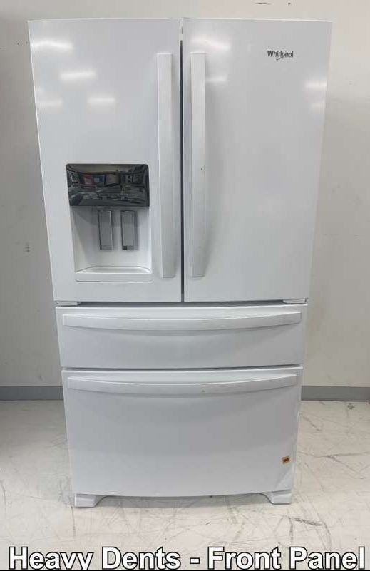 Whirlpool WRMF3636RW 24.5 Cu. Ft 36" French Door Refrigerator, White - Assessment Photo 9