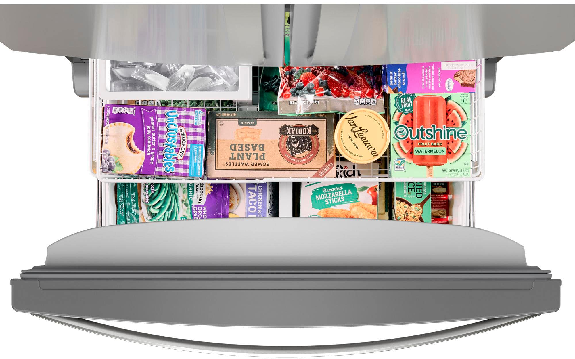 Whirlpool WRFF3236RZ 25.2 Cu. Ft 36" French Door Smart Refrigerator ENERGY STAR  - Image 4