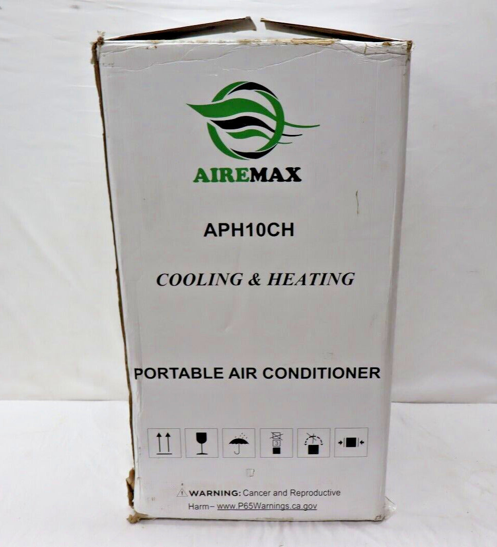 AireMax APH10CH 600 SqFt Portable Air Conditioner 10,000 BTU & 11,500 BTU Heater