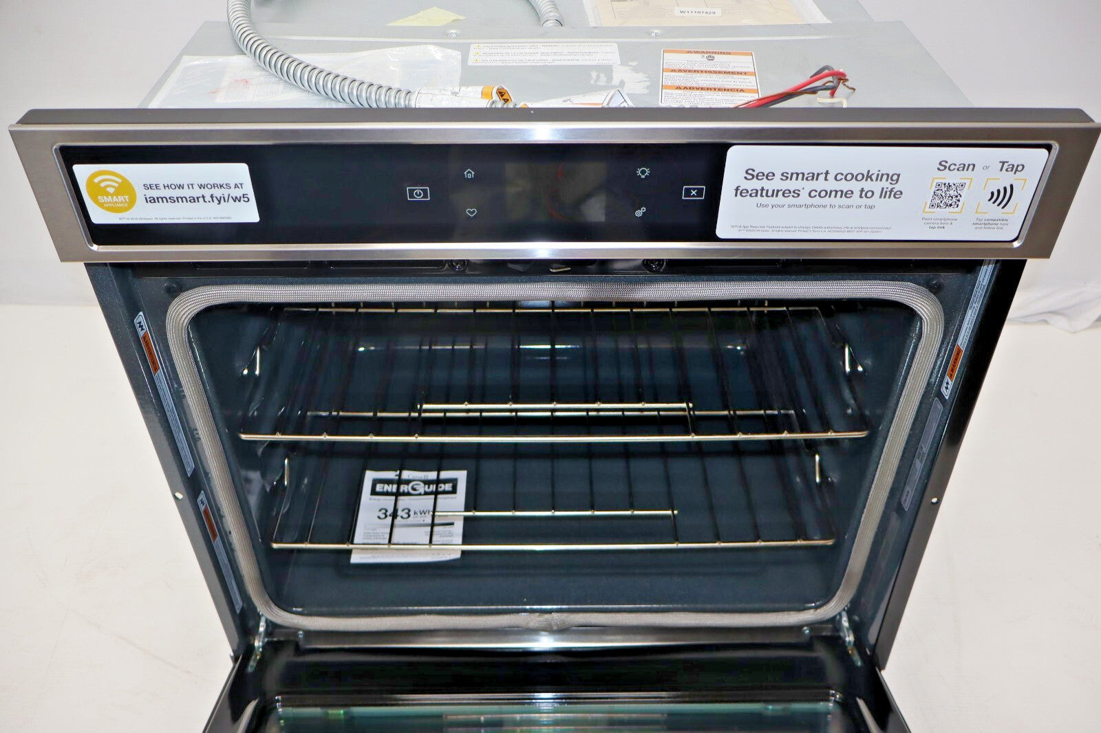 Whirlpool WOS51EC0HS 30" 5 Cu. Ft. Built-In Smart Electric Single Wall Oven