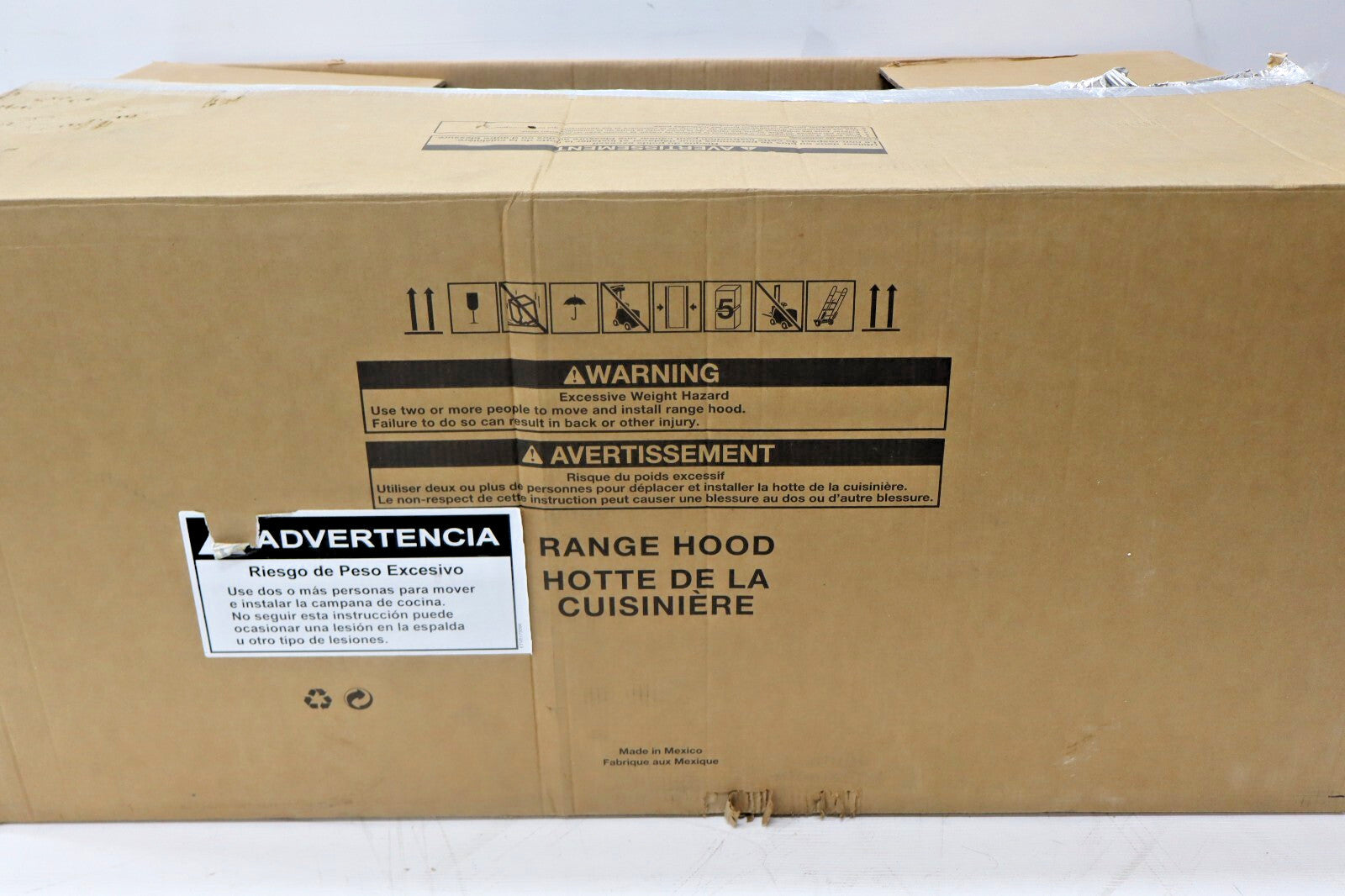 KitchenAid KVWC958KSS - 48" Recirculating Commercial-Style Wall Range Hood, SS
