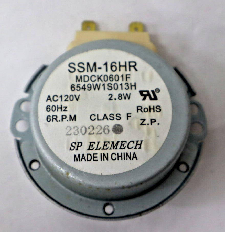 GE Microwave SSM-16HR Motor WB26X35487 for JVM7195SKSS