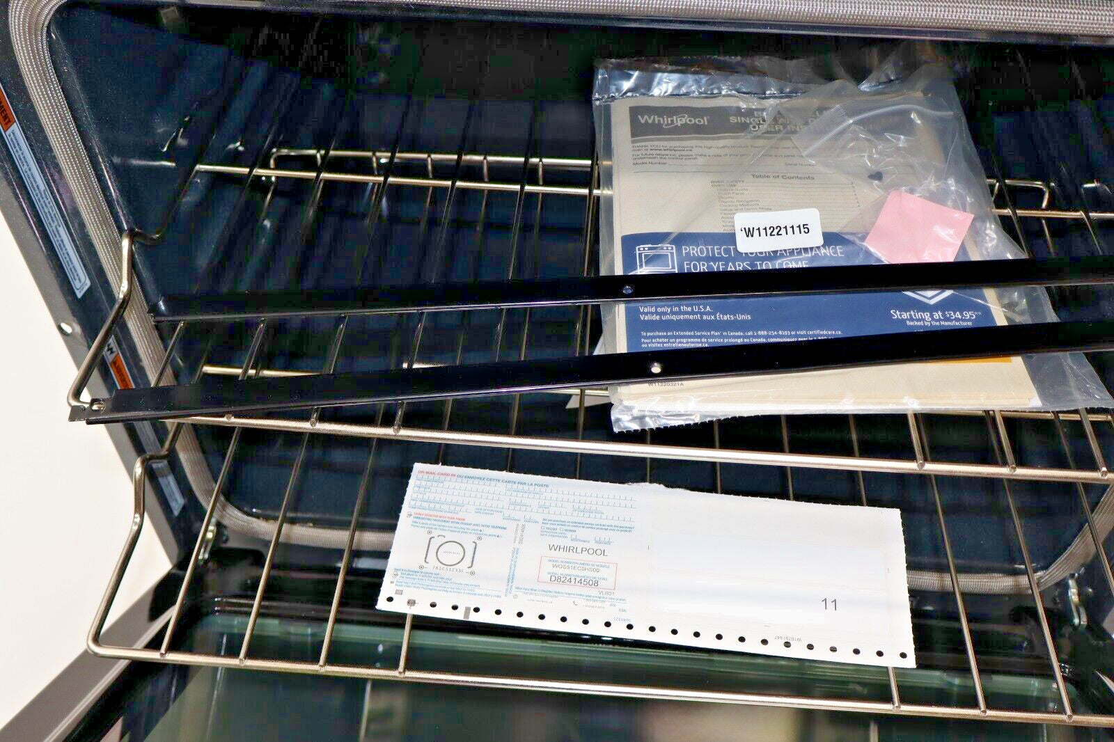 Whirlpool WOS51EC0HS 30" 5 Cu. Ft. Built-In Electric Single Wall Oven in SS